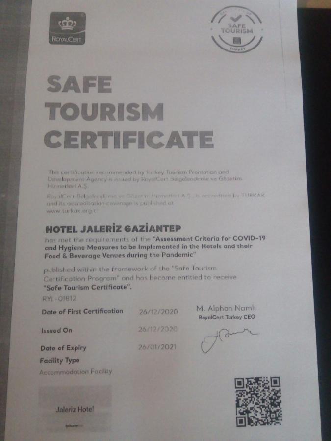 Jaleriz Gaziantep Hotel ภายนอก รูปภาพ
